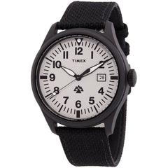 Timex Men's Watch - Expedition North Quartz Grey Dial Black Fabric Strap | TW2W34700JR