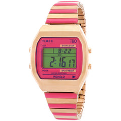 Timex Women's Digital Watch - Timex 80 Quartz Two Tone Steel Bracelet | TW2W41600VQ