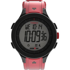 Timex Unisex Watch - Ironman Triathlon Alarm Chrono Red Silicone Strap | TW5M62300JT
