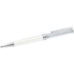 Swarovski Ballpoint Pen - Crystalline White Lacquered Barrel with Crystals | 5224392