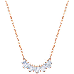 Swarovski Women's Necklace - Sunshine Radiant Sunbeam Motif Rose Gold Tone | 5459590