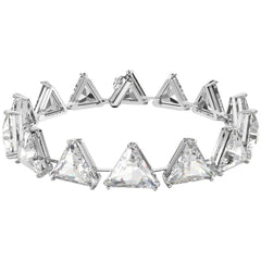 Swarovski Women's Bracelet - Ortyx Uniform Row of Triangle-Cut Crystals | 5600864