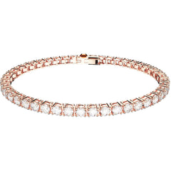 Swarovski Women's Bracelet - Matrix Circle of Clear Stones Rose Gold Tone | 5657659