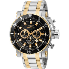 Invicta Men's Watch - Coalition Forces Chronograph Black and Gold Dial Steel | 32712