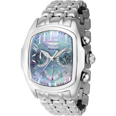 Invicta Men's Watch - Lupah Chronograph Platinum Mother of Pearl Dial Steel | 43152