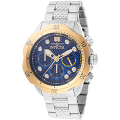 Invicta Men's Watch - Venom Chronograph Navy Blue Dial Silver Steel Bracelet | 47752