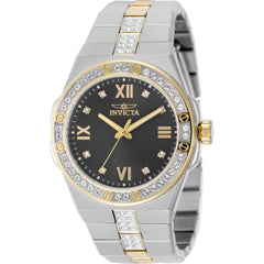 Invicta Men's Watch - Specialty Silver Case Charcoal Dial Two Tone Bracelet | 50185
