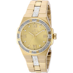 Invicta Women's Watch - Specialty Quartz Gold Tone Brass Dial Steel Bracelet | 50188