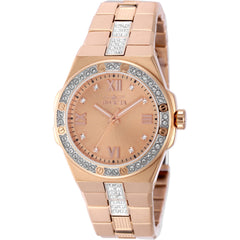 Invicta Women's Watch - Specialty Quartz Rose Gold Brass Dial Steel Bracelet | 50190