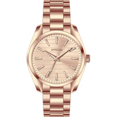 Invicta Men's Watch - Celestial Quartz Rose Gold Copper Dial Steel Bracelet | 69196