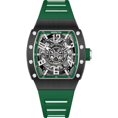 Invicta Men's Watch - S1 Rally Automatic Black Dial Green Silicone Strap | 69515
