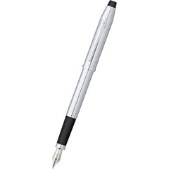 Cross Fountain Pen - Century II Lustrous Chrome Finish, Steel Fine Nib | 3509-FS