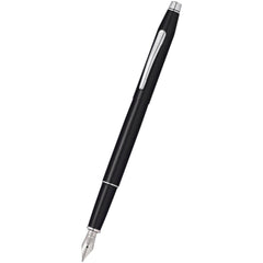 Cross Fountain Pen - Classic Century Black Lacquer Finish, Fine Nib | AT0086-111FS