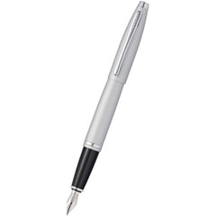 Cross Fountain Pen - Calais Polished Satin Chrome Finish, Medium Nib | AT0116-16MS
