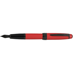 Cross Fountain Pen - Bailey Matte Red Lacquer Finish, Fine Steel Nib | AT0456-21FJ