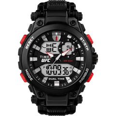 Timex Men's Watch - UFC Impact Analog-Digital Dial Black Resin Strap | TW5M52800JT