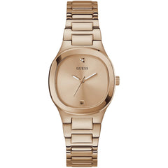Guess Women's Analog Watch - Eve Quartz Rose Gold Tone Dial Steel Bracelet | GW0615L3