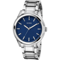 Guess Men's Watch - Dex Quartz Blue Dial Silver Stainless Steel Bracelet | GW0626G1