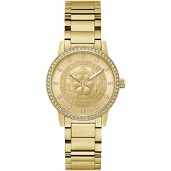 Guess Women's Watch - Quartz Champagne Dial Yellow Gold Steel Bracelet | GW0747L2