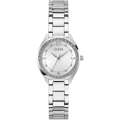 Guess Women's Analog Watch - Quartz Silver Dial Stainless Steel Bracelet | GW0767L1