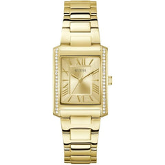 Guess Women's Watch - Bonnie Crystal Bezel Champagne Dial Yellow Gold Case | GW0874L4