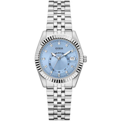 Guess Women's Watch - Jada Ice Blue Dial Stainless Steel Bracelet Crystal | GW0936L1