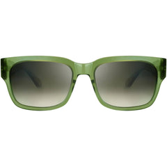 Bugatti Unisex Sunglasses - Green Acetate Rectangular Shape Full Rim Frame | 29-GRN