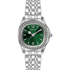 Invicta Women's Watch - Wildflower Quartz Green Dial Stainless Steel Bracelet | 69393