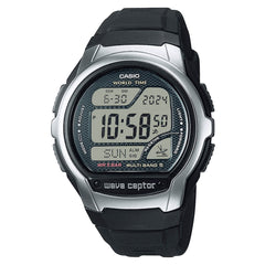 Casio Men's Waveceptor Atomic Digital Illuminator Rubber Strap Digital Chrono Watch | WV58A-1A