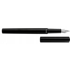 Pelikan Fountain Pen - Ineo Elements Black Rock Drop-Shaped, Medium Nib | 823654