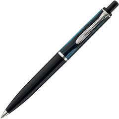 Pelikan Ballpoint Pen - K205 Petrol-Marbled Finish Barrel Rhodium Trims | 818476