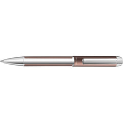 Pelikan Ballpoint Pen - Pura K40 Mocca Aluminum Barrel with Chrome Trims | 822817