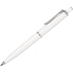 Pelikan Ballpoint Pen - Classic K205 White Gloss Resin In Silver Gift Box | 971929