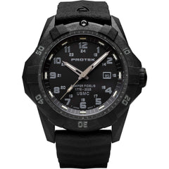 Protek Unisex Watch - USMC 250th Anniversary Edition Black Rubber Strap | 1011SF