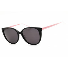 Bebe Women's Sunglasses - Jet Acetate Full Rim Cat Eye Shape Frame | BB7247 001