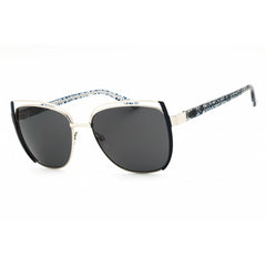 Bebe Women's Sunglasses - Silver, Black Metal Full Rim Oversized  Frame | BB7249 040