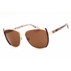 Bebe Women's Sunglasses - Rose, Brown Metal Full Rim Oversized Frame | BB7249 771