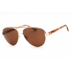 Bebe Women's Sunglasses - Gold Metal Full Rim Aviator Shape Frame | BB7252 710