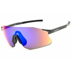 Bolle Unisex Sunglasses - Titanium Matte Nylon Shield Shape Frame | ICARUS BS016009