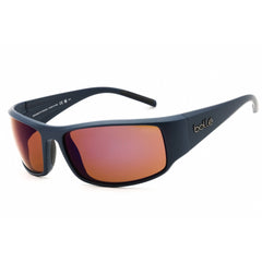 Bolle Men's Sunglasses - Dark Blue Matte Nylon Sport Wraparound Frame | King BS026004