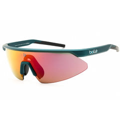 Bolle Unisex Sunglasses - Creator Teal Half Rim Shield Frame | MICRO EDGE BS032008