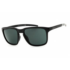 Bolle Men's Sunglasses - Black Shiny Nylon Full Rim Aviator Frame | Score BS031001