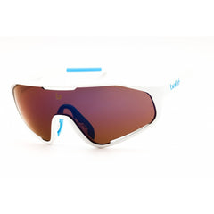 Bolle Men's Sunglasses - White Shiny Sport Wraparound Shape Frame | Shifter BS010006