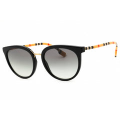 Burberry Women's Sunglasses - Black Nylon Full Rim Round Shape Frame | 0BE4316 385311