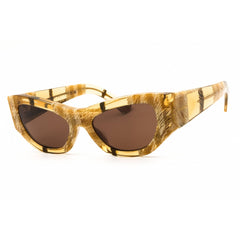 Burberry Women's Sunglasses - Check Beige Full Rim Cat Eye Frame | 0BE4450U 415773