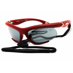 Burberry Men's Sunglasses - Rubber Bordeaux Half Rim Oval Shape Frame | 0BE4462 41566G