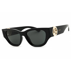 Burberry Women's Sunglasses - Shiny Black Full Rim Cat Eye Frame | 0BE4467U 300187