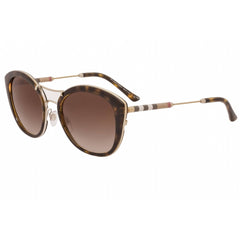 Burberry Women's Sunglasses - Havana Metal Full Rim Oval Shape Frame | BE4251Q 300213
