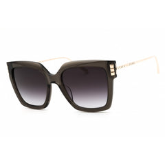 Chopard Women's Sunglasses - Shiny Grey Full Rim Rectangular Frame | SCH353M 0840