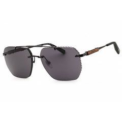 Chopard Men's Sunglasses - Sensitive Black Gold Metal Half Rim Frame | SCHL53 0Q67